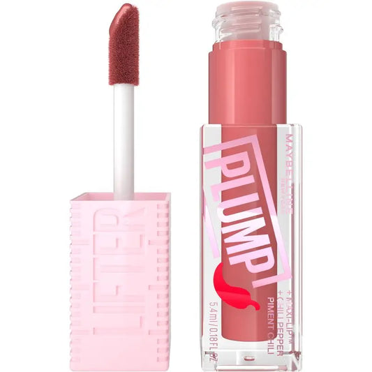 Maybelline New York Lifter Plump mit Chili-Pfeffer und Hyaluronsäure, Farbton 005 Pfirsichfieber