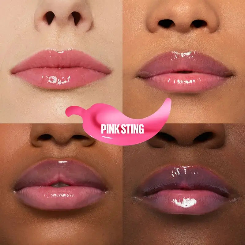 Maybelline New York Lifter Plump mit Chili-Pfeffer und Hyaluronsäure, Farbton 005 Pink Sting