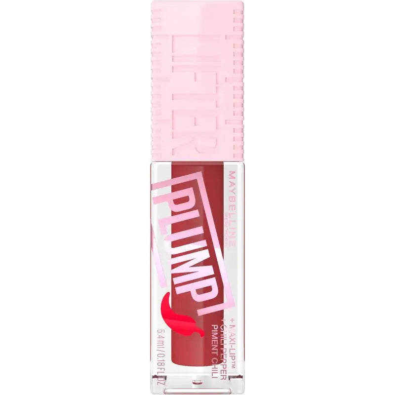 Maybelline New York Lifter Plump mit Chili-Pfeffer und Hyaluronsäure, Farbton 006 Hot Chilli