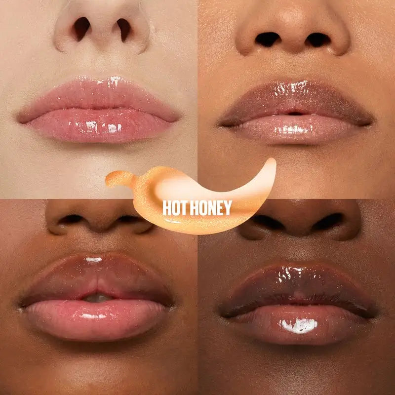 Maybelline New York Lifter Plump mit Chili-Pfeffer und Hyaluronsäure, Farbton 008 Hot Honey