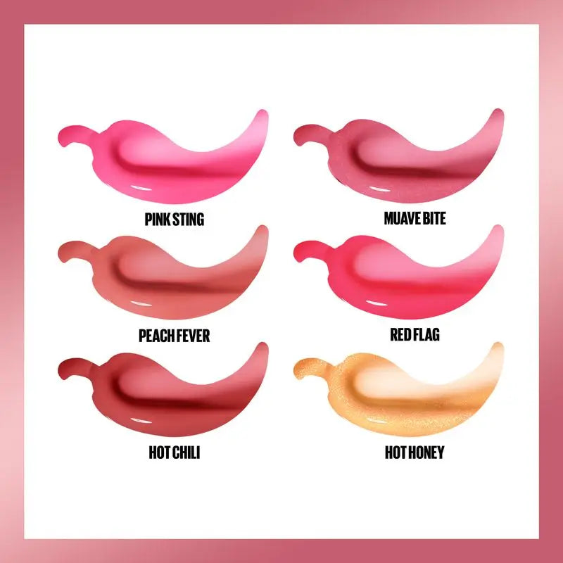 Maybelline New York Lifter Plump mit Chili-Pfeffer und Hyaluronsäure, Farbton 008 Hot Honey