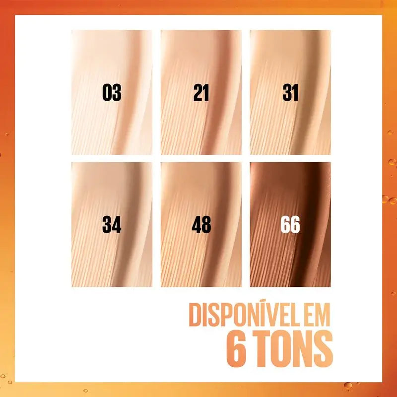 Maybelline New York Super Stay Skin Tint + Vitamin C 24H. Farbton 03