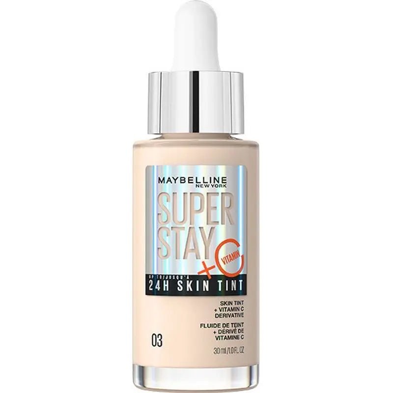 Maybelline New York Super Stay Skin Tint + Vitamin C 24H. Farbton 03