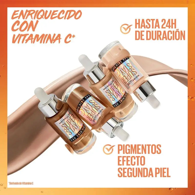 Maybelline New York Super Stay Skin Tint + Vitamin C 24H. Farbton 10