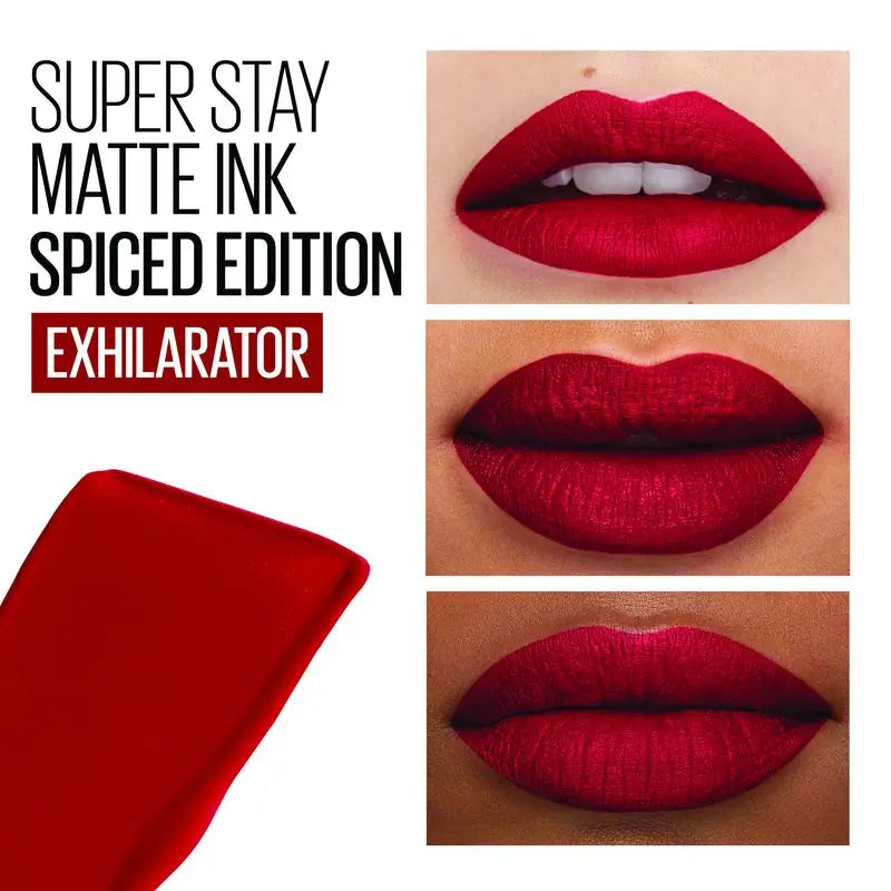 Maybelline New York Superstay Matte Ink, flüssiger Lippenstift Farbton 340 Exhilarator