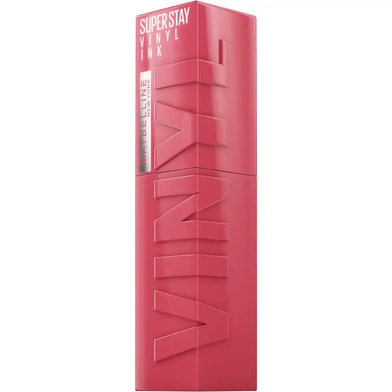 Maybelline New York Superstay Vinyl Ink Lang anhaltender Vinyl-Effekt-Lippenstift bis zu 16H, Farbe 145 ROGUE