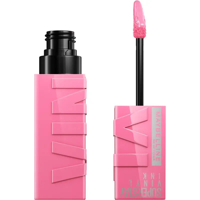 Maybelline New York Superstay Vinyl Ink Lang anhaltender Vinyl-Effekt-Lippenstift mit bis zu 16H, Farbe 155 UPBEAT