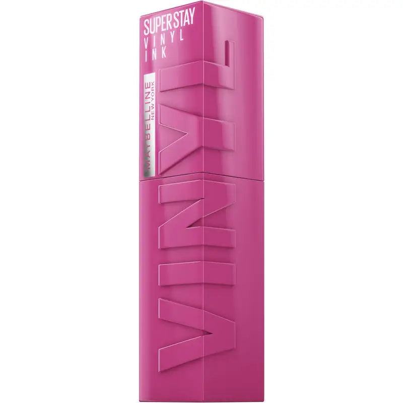Maybelline New York Superstay Vinyl Ink Lang anhaltender Vinyl-Effekt-Lippenstift bis zu 16H, Farbe 165 EDGY