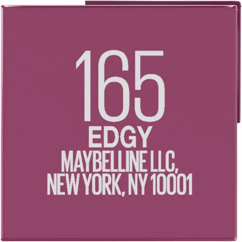 Maybelline New York Superstay Vinyl Ink Lang anhaltender Vinyl-Effekt-Lippenstift bis zu 16H, Farbe 165 EDGY
