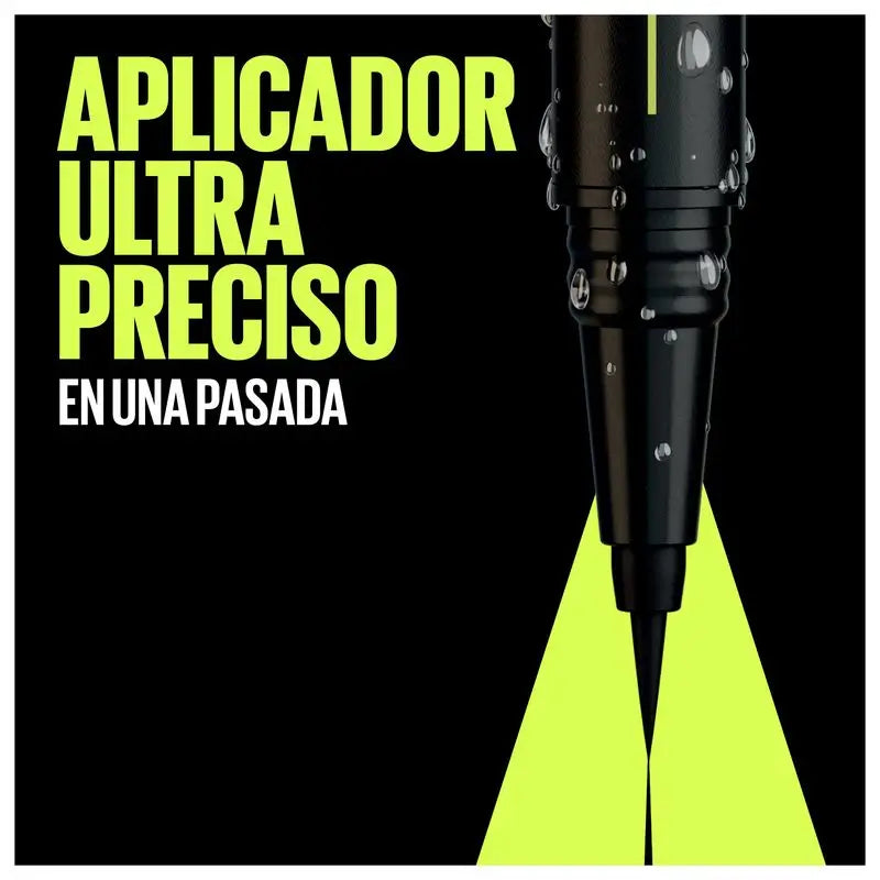 Maybelline New York Tattoo Liner Ink Pen, Eyeliner im Stiftformat, wasserfest, Tattoo-Formel bis zu 24 Stunden, schwarz