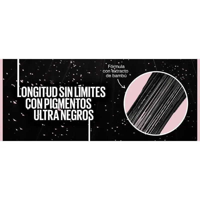Maybelline New York Lash Sensational Sky High Cosmic: Ultraschwarze Wimperntusche mit Länge und Volumen