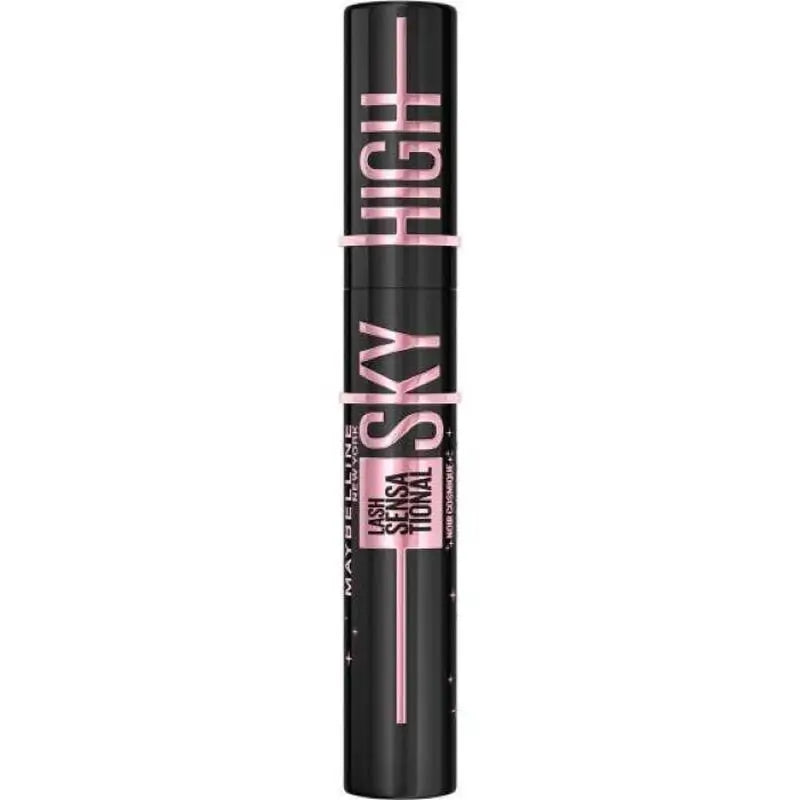 Maybelline New York Lash Sensational Sky High Cosmic: Ultraschwarze Wimperntusche mit Länge und Volumen
