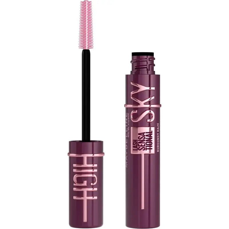 Maybelline New York Lash Sensational Sky High Mascara: Länge und Volumen, Farbton Burgundy Haze