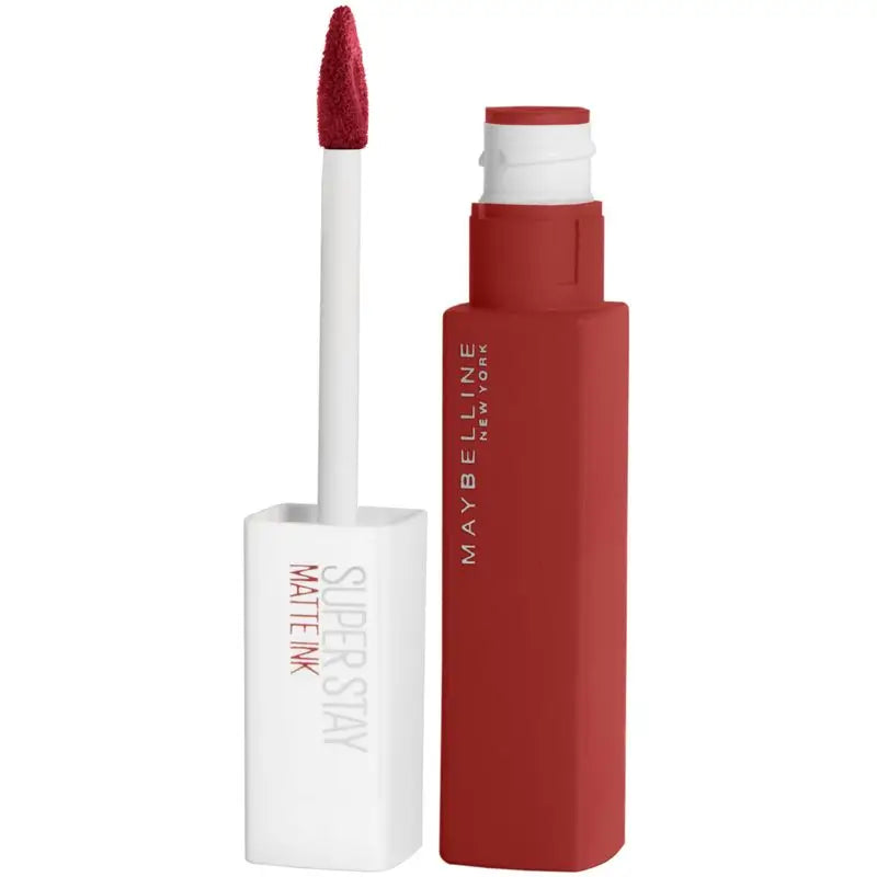 Maybelline New York Superstay Matte Lipstick Long Wear Superstay Matte Ink City Edition Shade 118 Dancer Farbe Rot