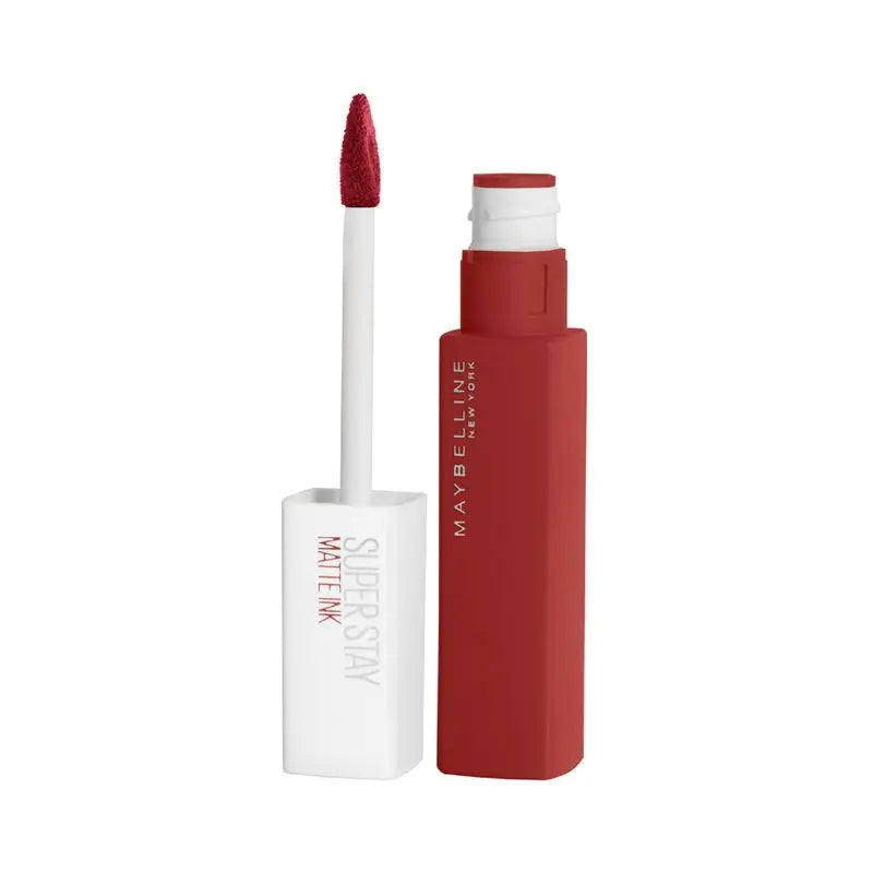 Maybelline New York Superstay Matte Lipstick Long Wear Superstay Matte Ink City Edition Shade 118 Dancer Farbe Rot