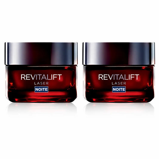 Maybelline Revitalift Laser Anti-Aging, Anti-Falten & Multikorrektur Nachtcreme, 50 ml, 2er-Pack