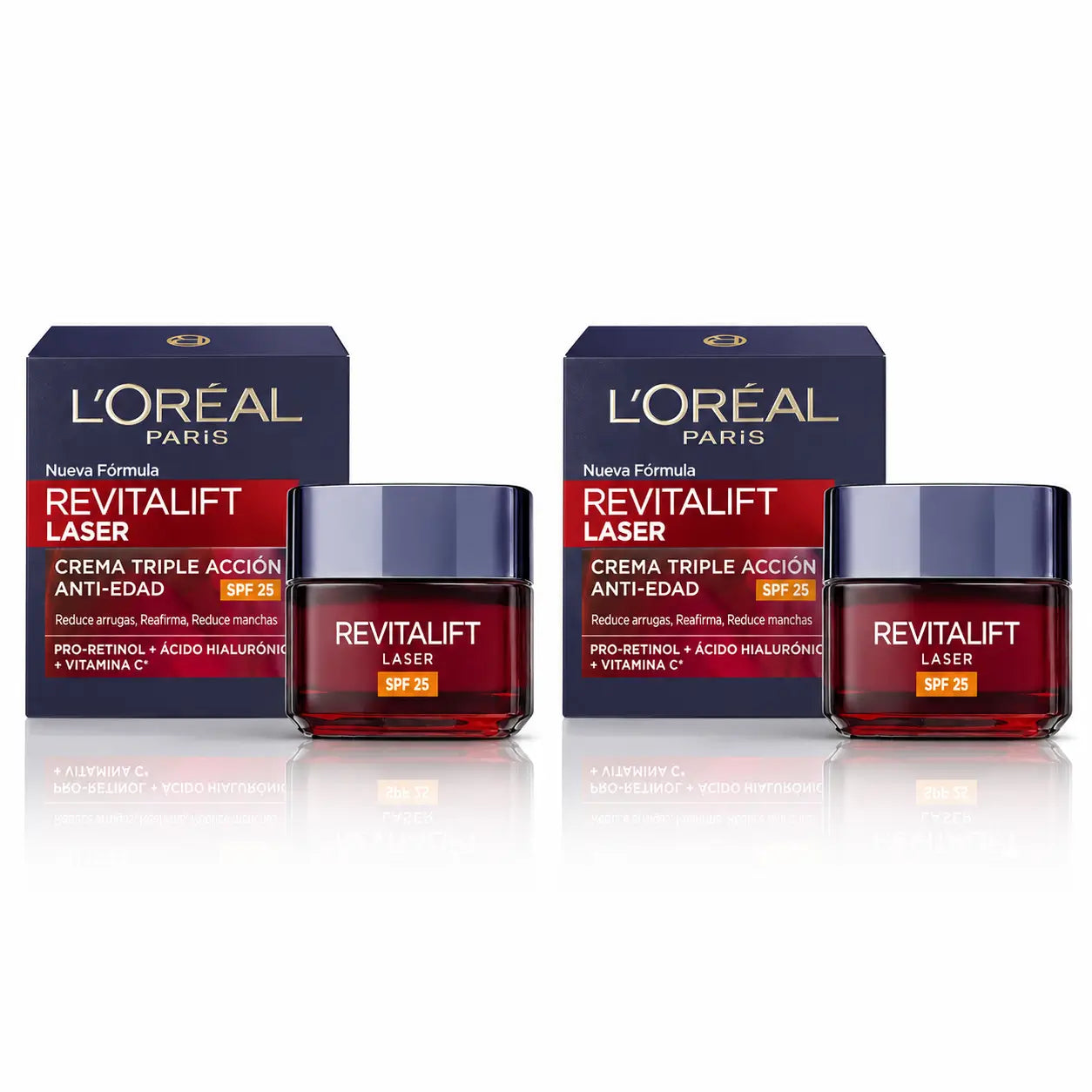 Maybelline Revitalift Laser Tagescreme Spf25 50 Ml, Packung 2