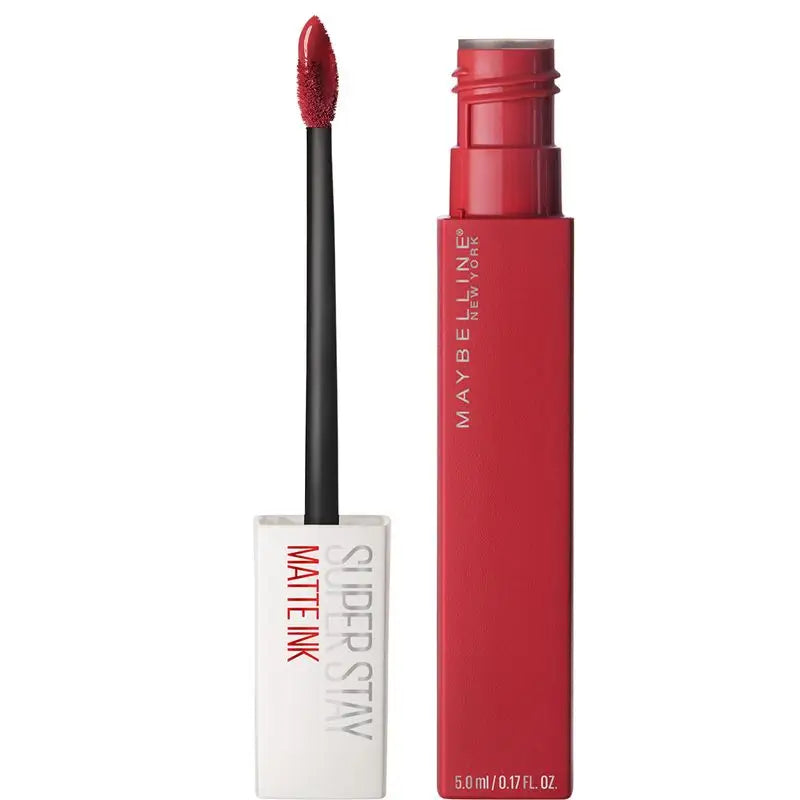 Maybelline New York Superstay Matte Ink Langanhaltender Matte Lippenstift Farbton 20 Pionier Rot