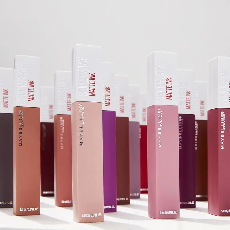 Maybelline New York Superstay Matte Ink Langanhaltender Matte Lippenstift Farbton 20 Pionier Rot