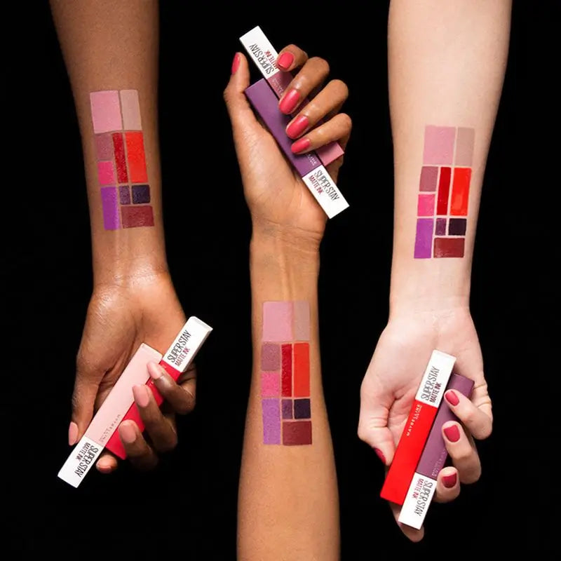 Maybelline New York Superstay Matte Ink Langanhaltender Matte Lippenstift Farbton 20 Pionier Rot