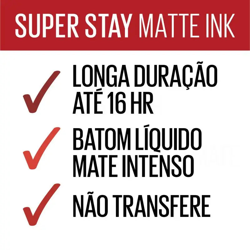 Maybelline New York Superstay Matte Ink Long Wear Matte Lipstick Shade 35 Creator Farbe Lila