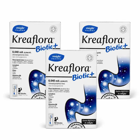 Máyla Pharma Kreaflora Biotic+ Pack 3 x 10 Stäbchen