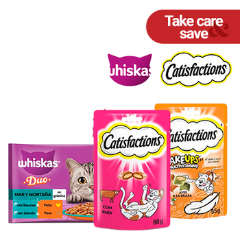 REBAJAS - CATISFACTIONS Y WHISKAS HASTA 25% DTO (31 JULIO 2025)