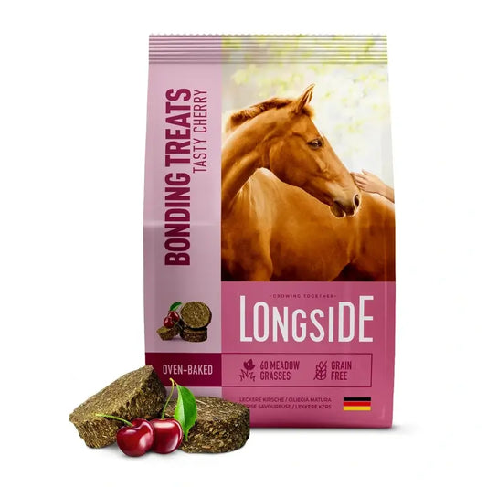 Mealberry Longside Bonding Treats Pferde Kirsche, 500g