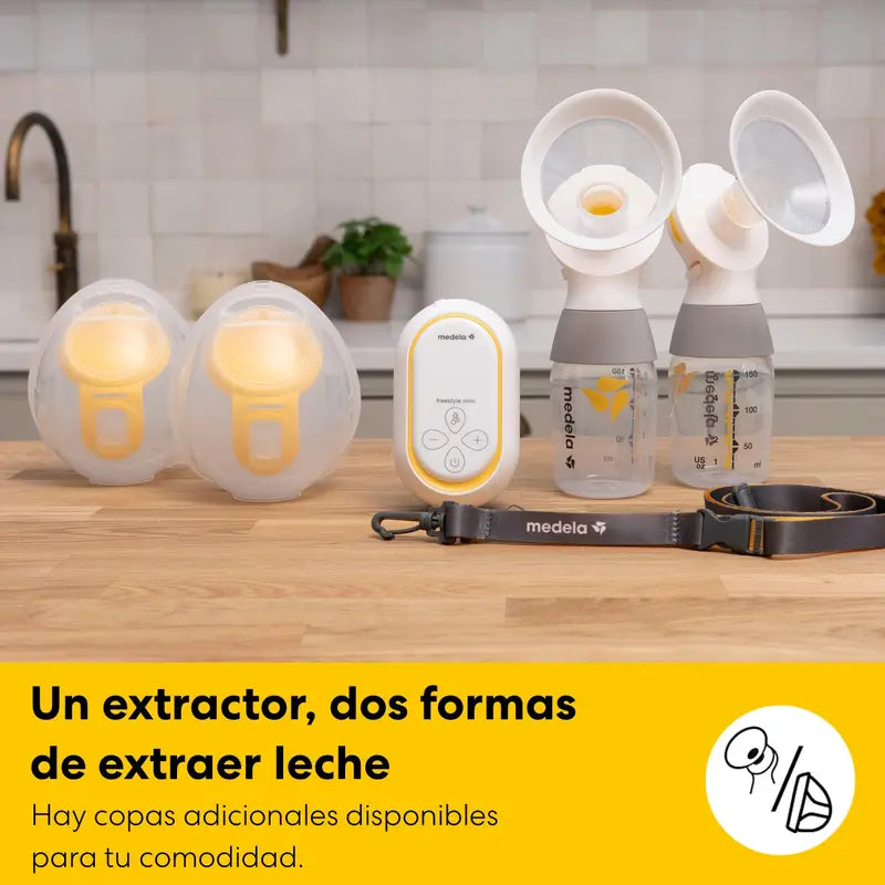 Medela Freestyle Mini Classic Elektrische Doppel-Milchpumpe