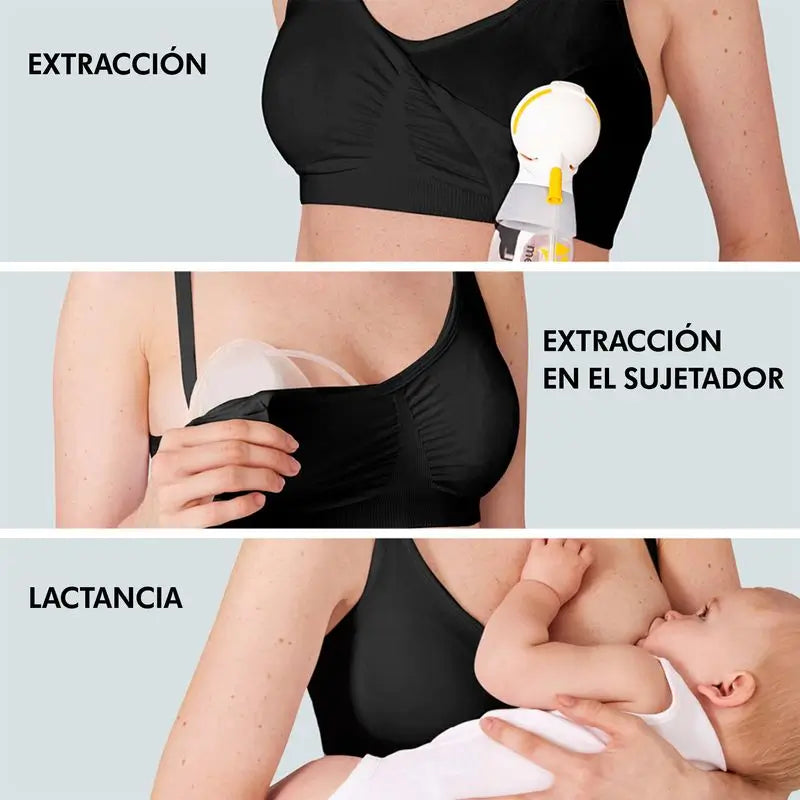 Medela Still- und Abführ-BH 3 In 1 Schwarz M, 1 St.