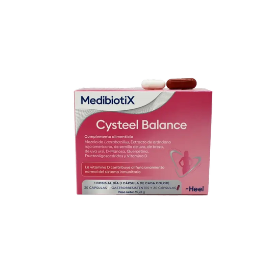 Medibiotix Cysteel Balance Nahrungsergänzungsmittel 30 und 30 Kapseln
