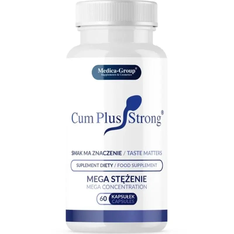 Medica Group Cum Plus Strong: Stärken Sie Ihre Vitalität und steigern Sie die Spermienqualität auf natürliche Weise, 60 Kapseln