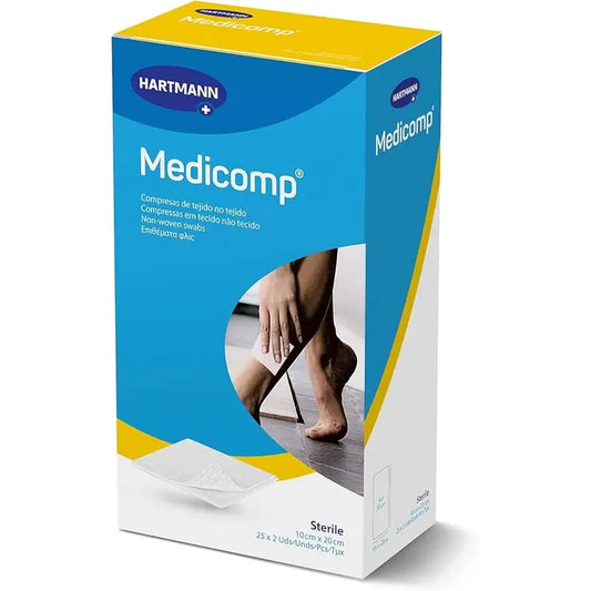 Medicomp Steriler Verbandmull 10x20 cm 50 Stück