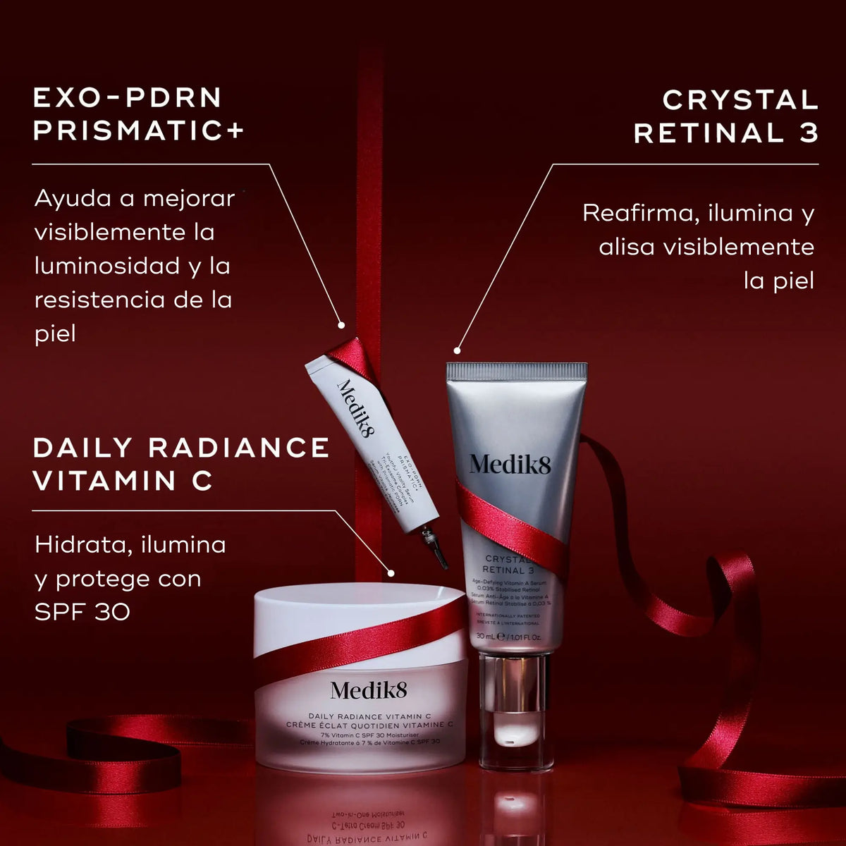 Medik8 Rejuvenation Routine Pack mit Vitamin C, Retinal 3 und Exo-PDRN