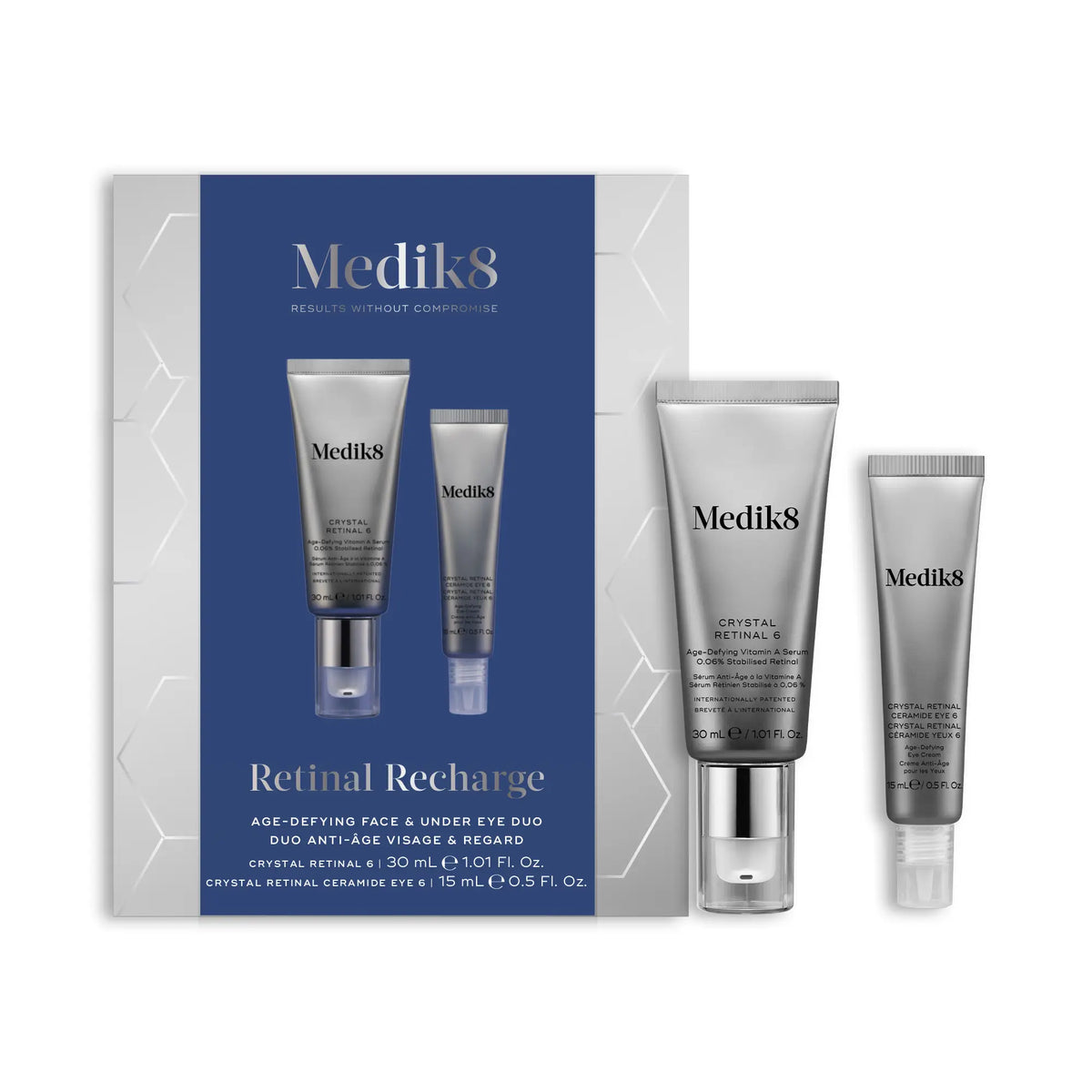 Medik8 Retinal Recharge Pack – Retinal für Gesicht und Augen