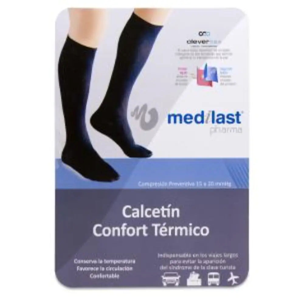 Medilast Comfort Socke Braun T/Extra Large