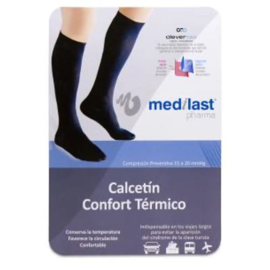 Medilast Comfort Socke Braun T/Extra Large