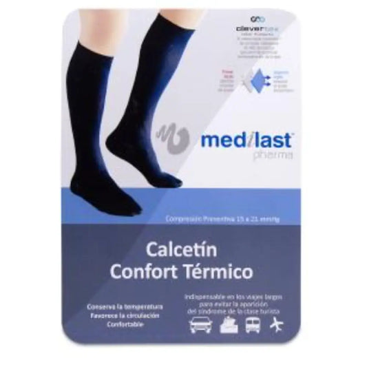 Medilast Comfort Socken Schwarz T/Extra Large