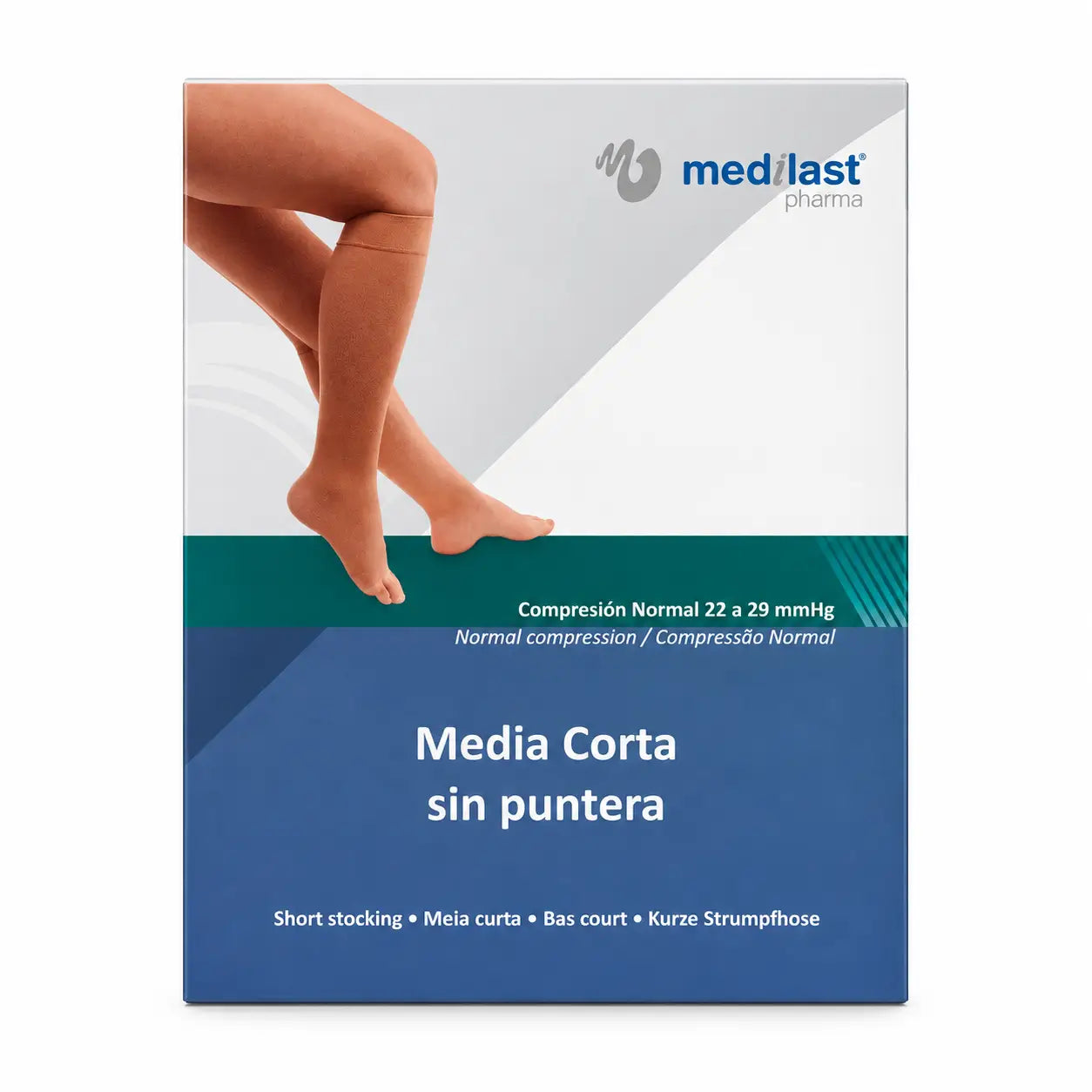Medilast Kurzstrumpf Normal S/P R892 Größe Small
