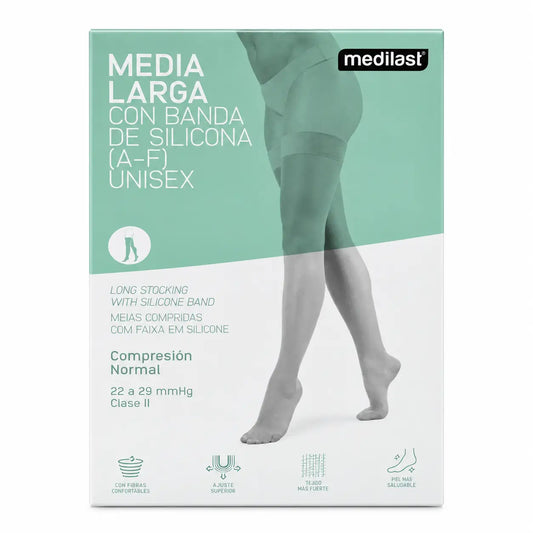 Medilast Langer Strumpf Schwarz Blond Groß R110