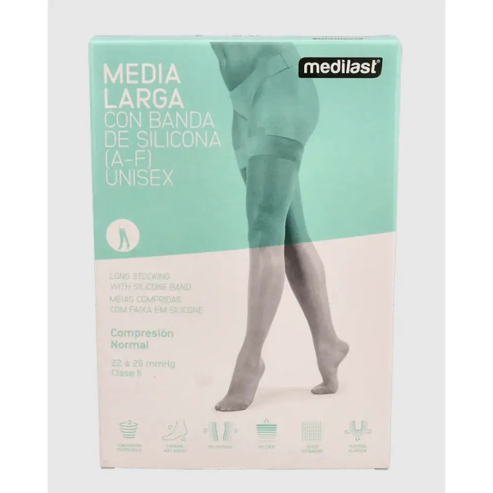 Medilast Langer Strumpf Schwarz Blond Klein R110