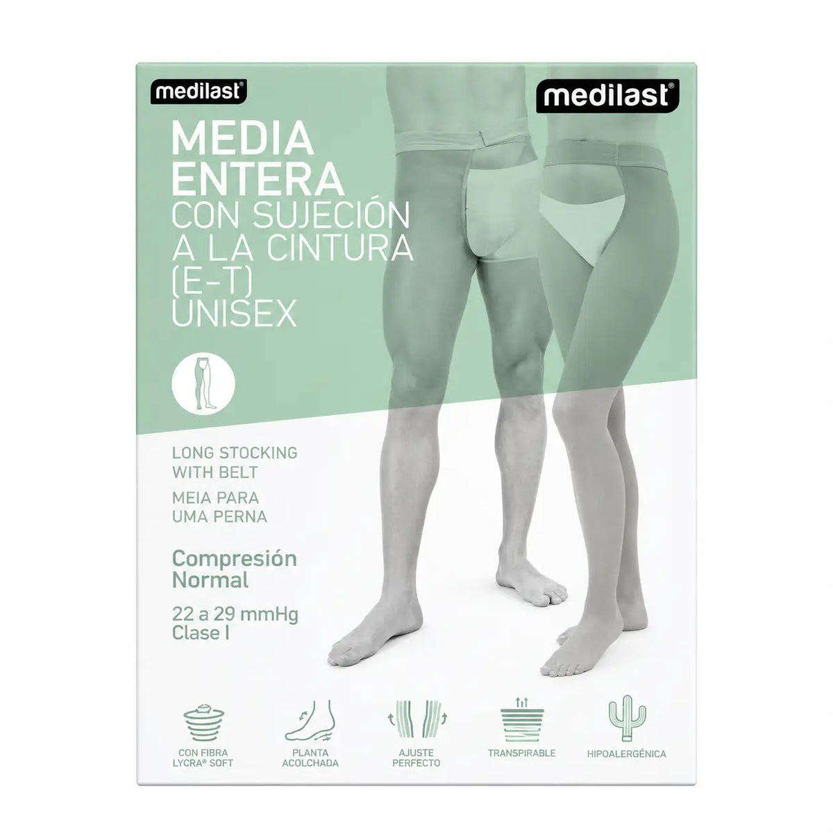 Medilast Langer Strumpf Normal Taille Straffung Dch/Pq