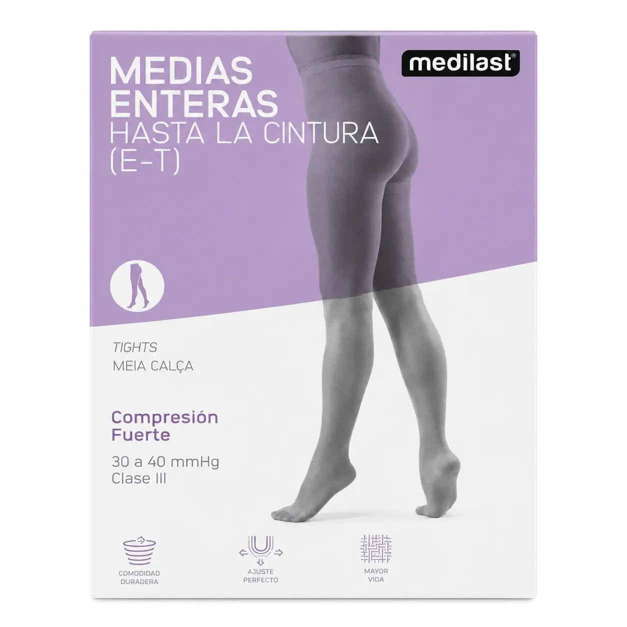 Medilast Strong Comp Strumpfhosen Schwarz T/3