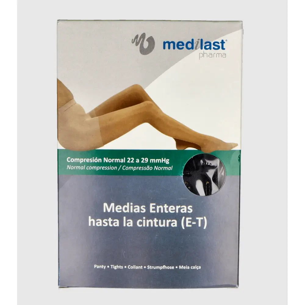Medilast Strumpfhosen Normal R/101 T/Grund Schwarz