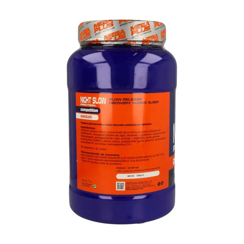 Mega Plus Night Slow Protein Wettbewerb Schoko-Geschmack 1Kg