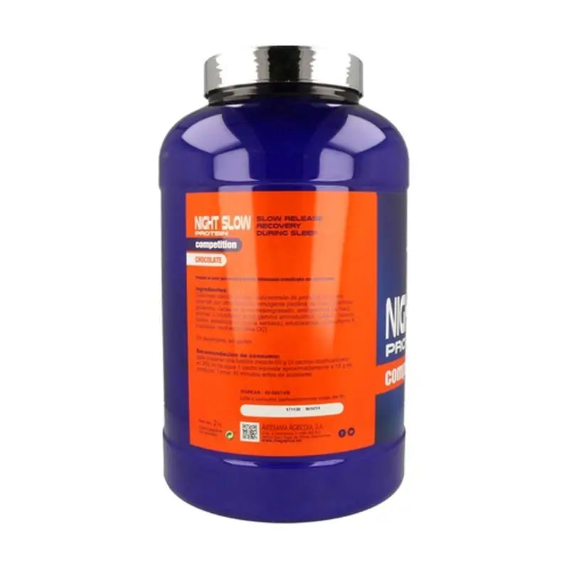Mega Plus Night Slow Protein Wettbewerb Schokoladengeschmack 2Kg