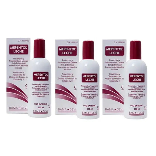 Mepentol Sore Emulsion Milk, 3 x 200 ml