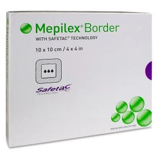 Mepilex Border Flex Dressing 10X10 cm, 3 Stück.