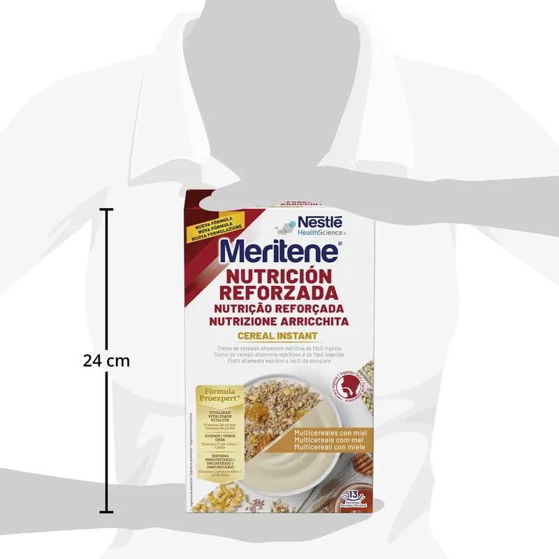Meritene Müsli Instant Creme aus 8 Müslis mit Honig, 520 g