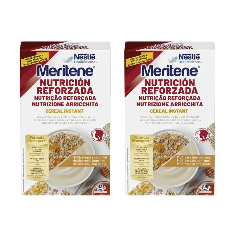 Meritene Inmuno Müsli Instant Creme 8 Müsli mit Honig, 2X520 Gr